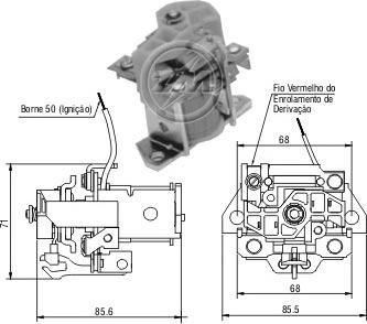 ERA ZM2901 - Тяговое реле, соленоид, стартер autospares.lv