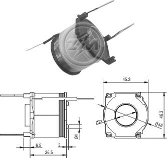 ERA ZM241993 - Тяговое реле, соленоид, стартер autospares.lv