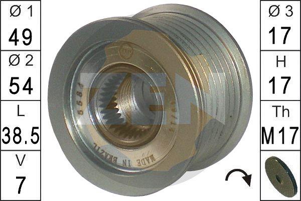 ERA ZN5584 - Шкив генератора, муфта autospares.lv