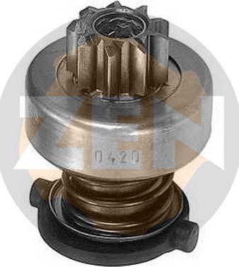 ERA ZN0420 - Ведущая шестерня, бендикс, стартер autospares.lv