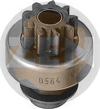 ERA ZN0584 - Ведущая шестерня, бендикс, стартер autospares.lv