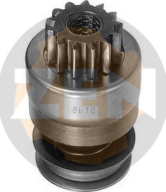 ERA ZN0670 - Ведущая шестерня, бендикс, стартер autospares.lv