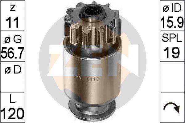 ERA ZN0110 - Ведущая шестерня, бендикс, стартер autospares.lv