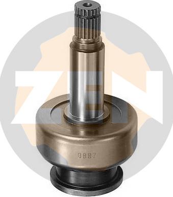 ERA ZN0887 - Ведущая шестерня, бендикс, стартер autospares.lv