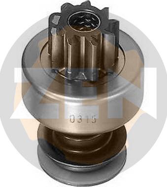 ERA ZN0315 - Ведущая шестерня, бендикс, стартер autospares.lv