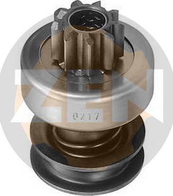 ERA ZN0217 - Ведущая шестерня, бендикс, стартер autospares.lv