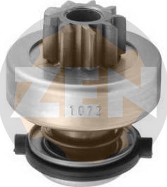 ERA ZN1072 - Ведущая шестерня, бендикс, стартер autospares.lv