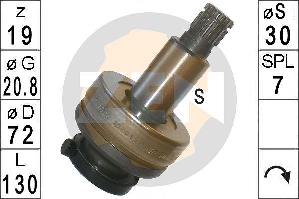 ERA ZN1806 - Ведущая шестерня, бендикс, стартер autospares.lv