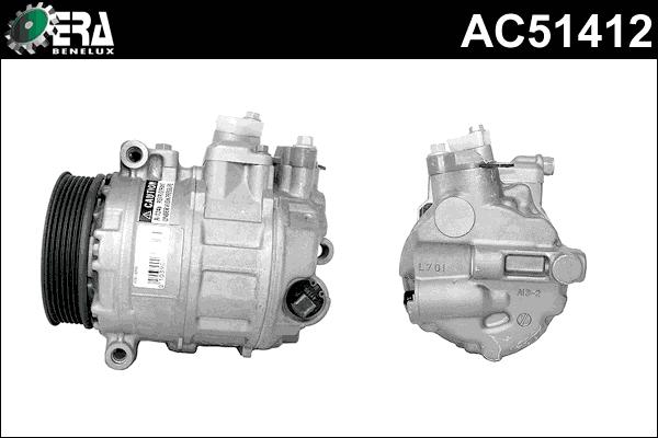 ERA Benelux AC51412 - Компрессор кондиционера autospares.lv