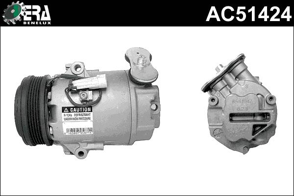ERA Benelux AC51424 - Компрессор кондиционера autospares.lv