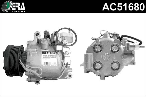 ERA Benelux AC51680 - Компрессор кондиционера autospares.lv