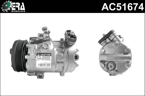 ERA Benelux AC51674 - Компрессор кондиционера autospares.lv