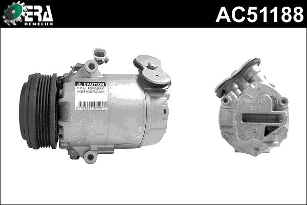 ERA Benelux AC51188 - Компрессор кондиционера autospares.lv