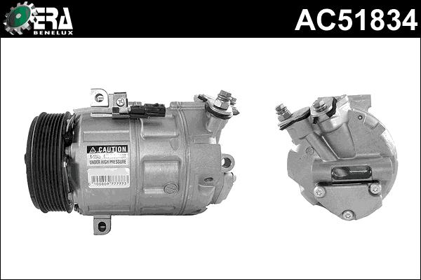 ERA Benelux AC51834 - Компрессор кондиционера autospares.lv