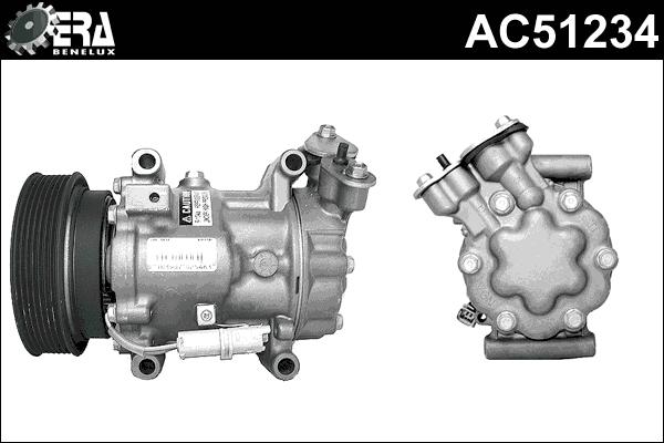 ERA Benelux AC51234 - Компрессор кондиционера autospares.lv