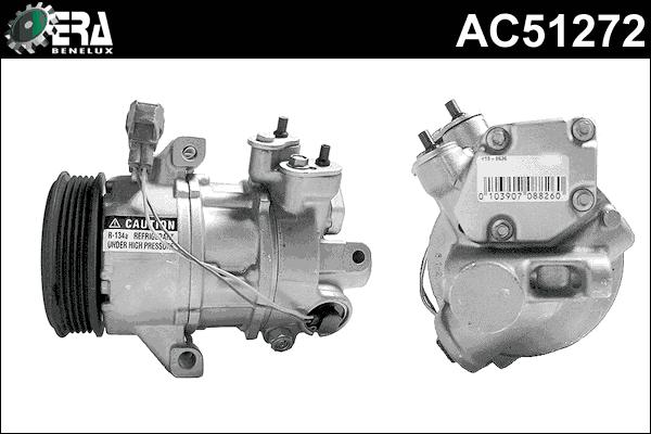 ERA Benelux AC51272 - Компрессор кондиционера autospares.lv