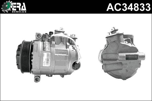 ERA Benelux AC34833 - Компрессор кондиционера autospares.lv