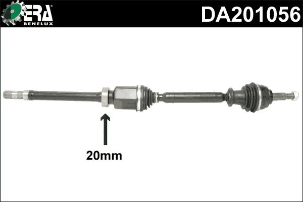 ERA Benelux DA201056 - Приводной вал autospares.lv