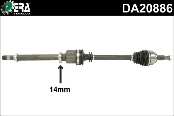 ERA Benelux DA20886 - Приводной вал autospares.lv