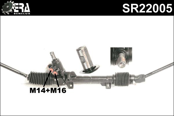 ERA Benelux SR22005 - Рулевой механизм, рейка autospares.lv