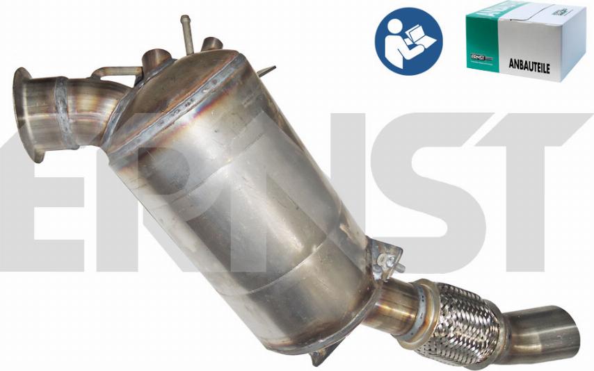 ERNST 911054 - Сажевый / частичный фильтр, система выхлопа ОГ autospares.lv