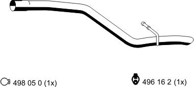 ERNST 314459 - Труба выхлопного газа autospares.lv