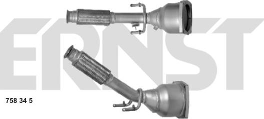 ERNST 758345 - Катализатор autospares.lv