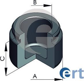 ERT 151535-C - Поршень, корпус скобы тормоза autospares.lv