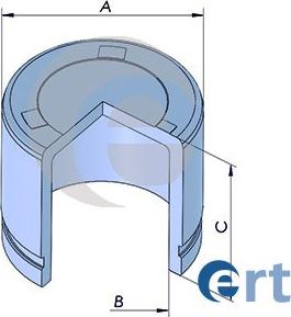 ERT 150901-C - Поршень, корпус скобы тормоза autospares.lv