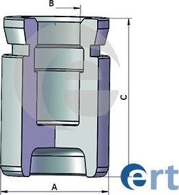 ERT 151557-C - Поршень, корпус скобы тормоза autospares.lv