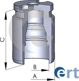 ERT 150400-C - Поршень, корпус скобы тормоза autospares.lv