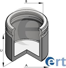 ERT 150595-C - Поршень, корпус скобы тормоза autospares.lv