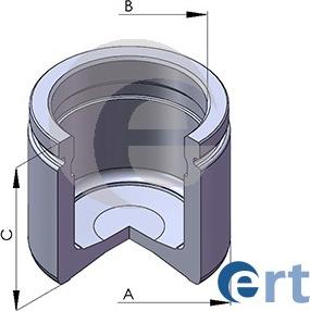 ERT 150549-C - Поршень, корпус скобы тормоза autospares.lv