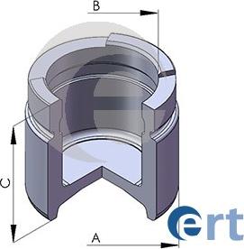 ERT 150847-C - Поршень, корпус скобы тормоза autospares.lv