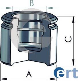 ERT 151488-C - Поршень, корпус скобы тормоза autospares.lv