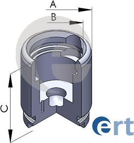 ERT 150848-C - Поршень, корпус скобы тормоза autospares.lv