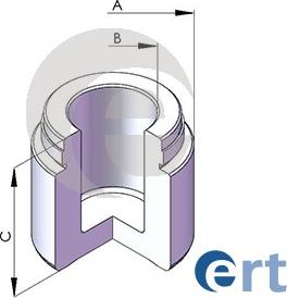 ERT 150977-C - Поршень, корпус скобы тормоза autospares.lv