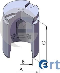 ERT 150226-C - Поршень, корпус скобы тормоза autospares.lv