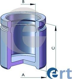 ERT 150938-C - Поршень, корпус скобы тормоза autospares.lv