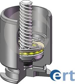 ERT 150274LK - Поршень, корпус скобы тормоза autospares.lv