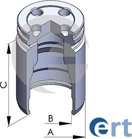 ERT 150760-C - Поршень, корпус скобы тормоза autospares.lv