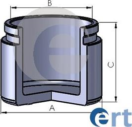 ERT 151044-C - Поршень, корпус скобы тормоза autospares.lv