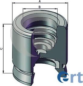 ERT 151495-C - Поршень, корпус скобы тормоза autospares.lv