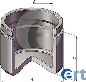 ERT 151199-C - Поршень, корпус скобы тормоза autospares.lv