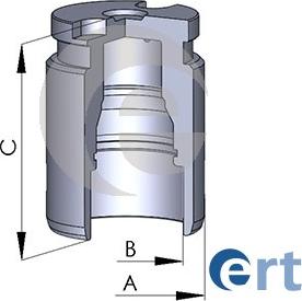 ERT 151250-C - Поршень, корпус скобы тормоза autospares.lv