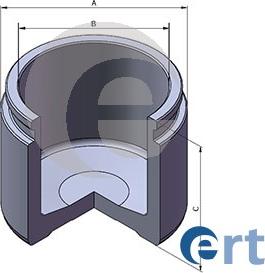 ERT 151346-C - Поршень, корпус скобы тормоза autospares.lv