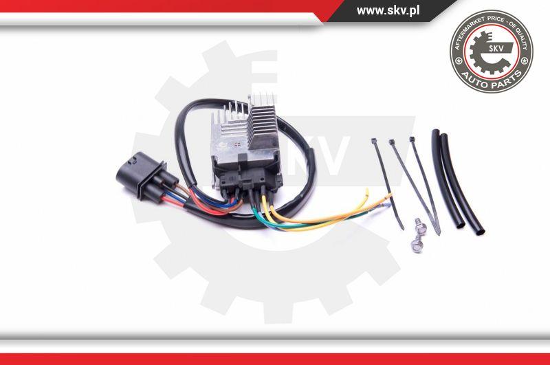 Esen SKV 94SKV800 - Дополнительный резистор, вентилятор кондиционера autospares.lv