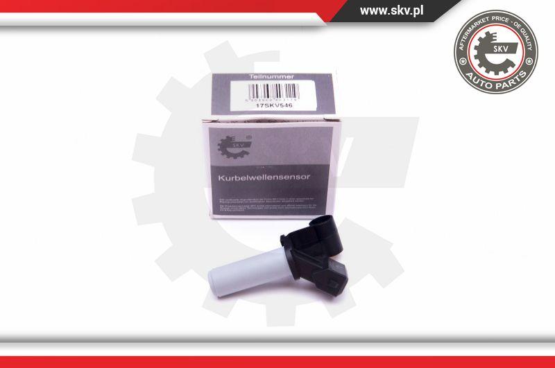 Esen SKV 17SKV546 - Датчик импульсов, коленвал autospares.lv