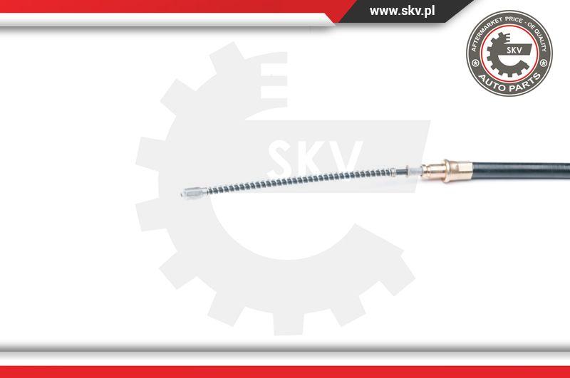 Esen SKV 25SKV576 - Тросик, cтояночный тормоз autospares.lv