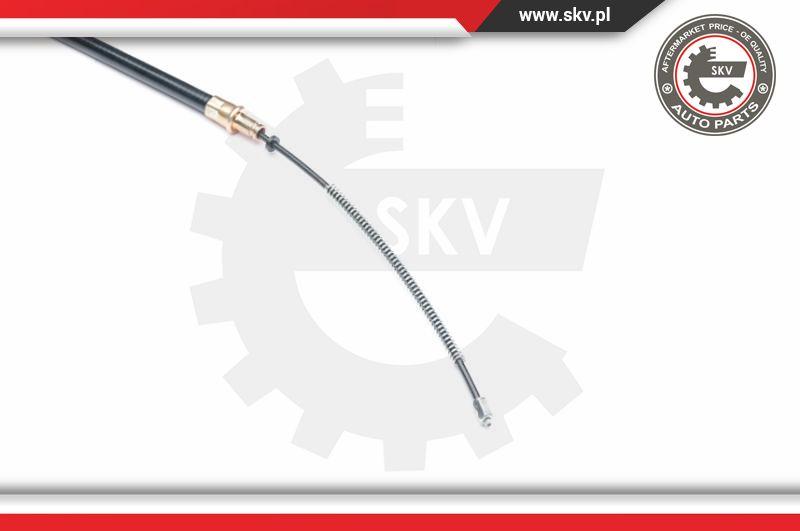 Esen SKV 25SKV646 - Тросик, cтояночный тормоз autospares.lv